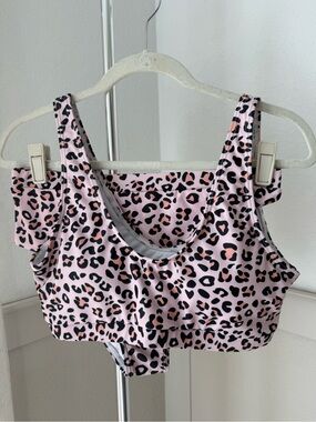 Pink Lily Leopard Print swim set